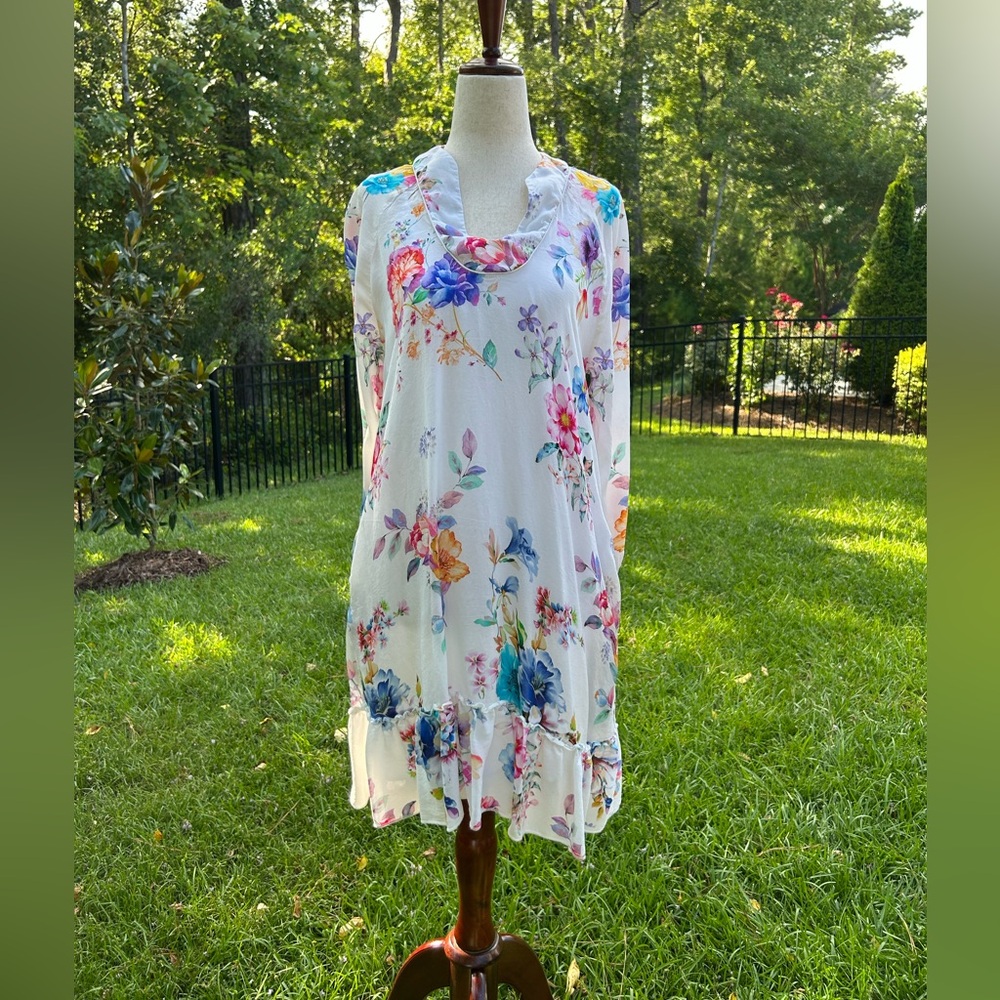 Tolani floral tunic dress